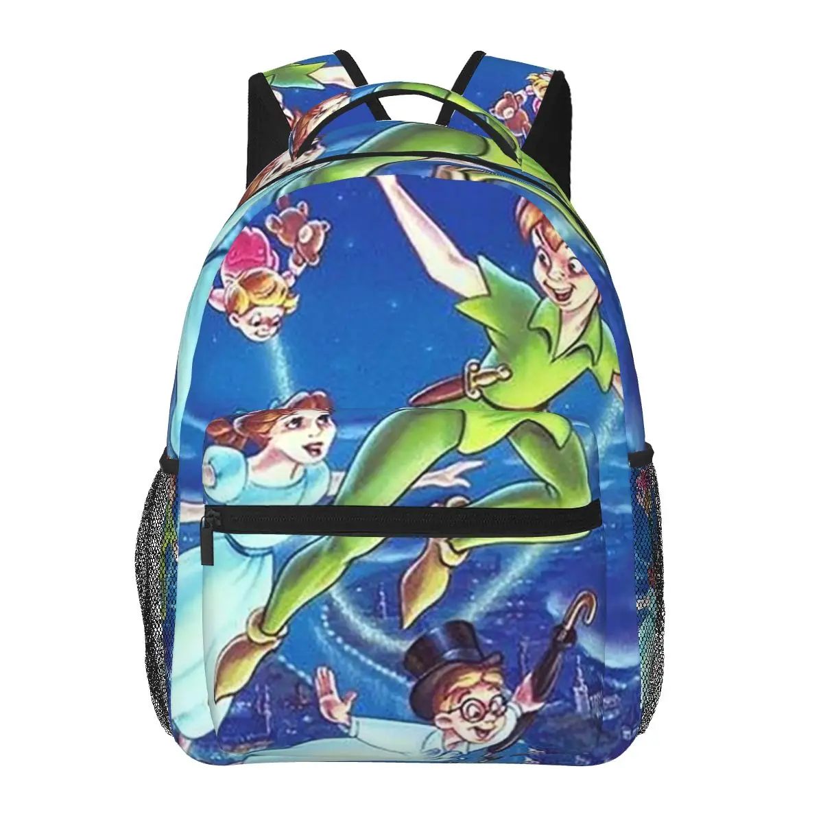 

Peter Pan Backpacks Boys Girls Bookbag Children School Bags Cartoon Travel Rucksack Shoulder Bag Large Capacity