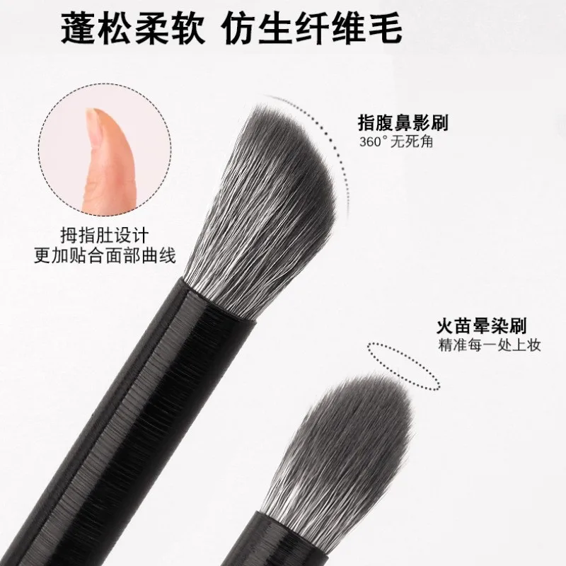 Make-up kwasten Neusschaduw Oogconcealer Gezichtsborstel Schuine schuine contour Vlam Hoogtepunt Cosmetische schoonheid Make-up tool