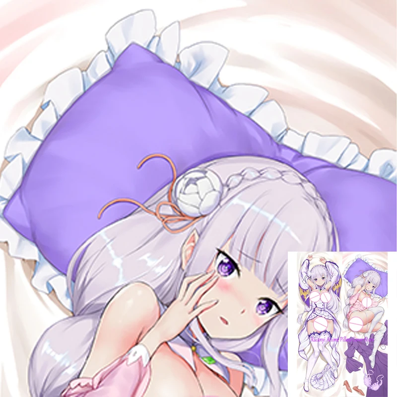 

Dakimakura Anime Seductive Giant Breasts Double-sided Pillow Cover Print Life-size body pillows cover Adult