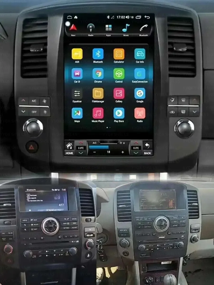 Android 14.0 Touch screen for Nissan Pathfinder 2008-2012 Car Radio Stereo Multimedia GPS Navigation Head Unit carplay