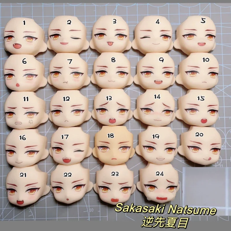 

Sakasaki Natsumi Faceplate Ob11 Ensemble Stars GSC Clay Man Face Water Sticker Handmade Doll Accessories Free Shipping Items