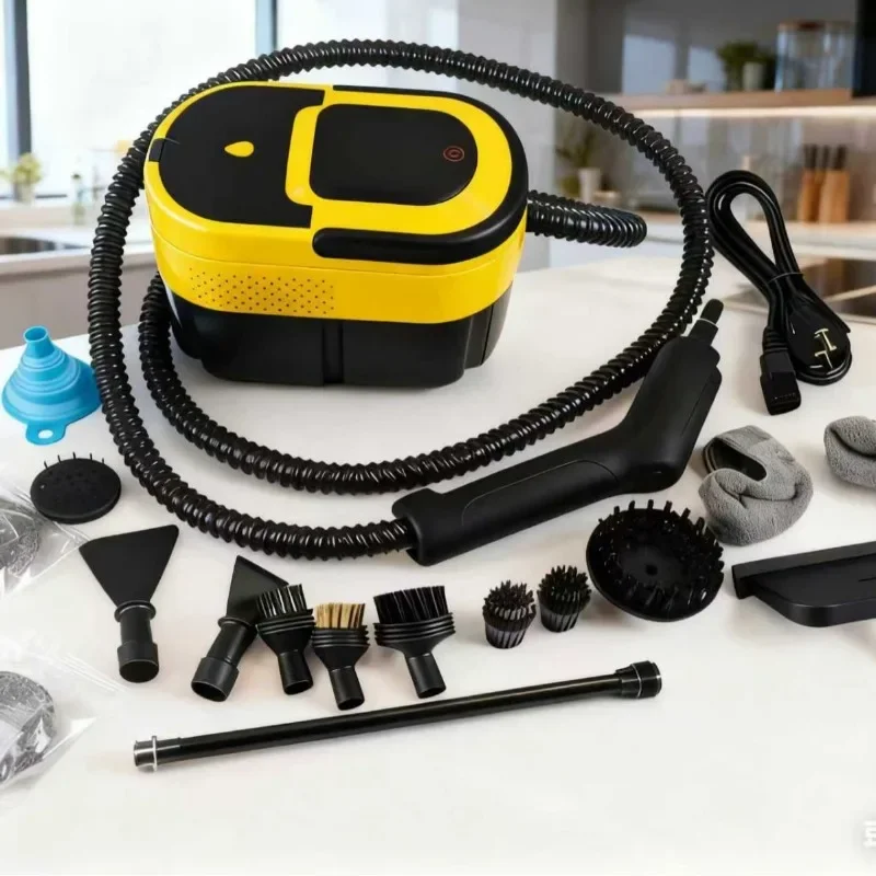1.6L large air outlet remote adjustment intelligent remote control gun, control high temperature steam cleaner