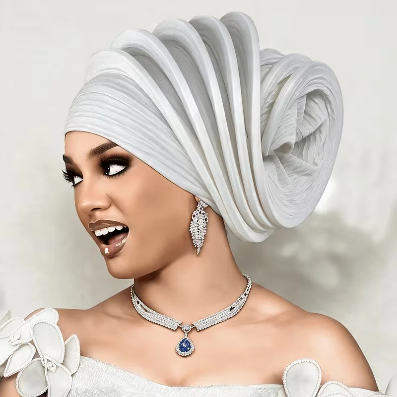 Women's headscarves, formal hats, turbans - suitable for wedding banquets, festive gatherings and daily wear.