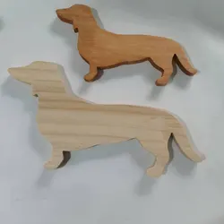 Piatto da pranzo per cani bassotto piatto in legno affascinante per gli amanti dei cani vassoio per alimenti di grande capacità multiuso burlywood