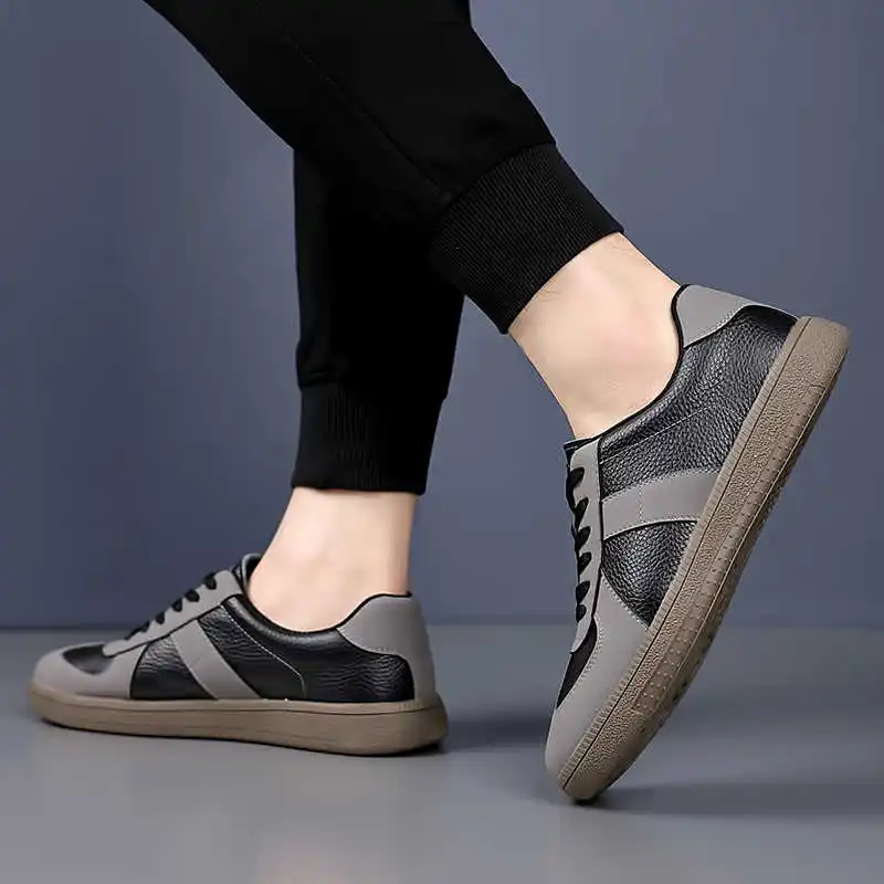 

Широкие ботинки с перфорированной шнуровкой, короткие сапоги, мужская обувь с высоким берцем, кроссовки, спортивные топаны, товары для бега, Sapatos