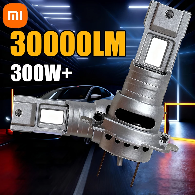 Xiaomi H7 LED المصباح CANBUS 30000LM 7035 CSP رقائق 1:1 حجم صغير التوصيل والتشغيل مصباح تلقائي 6000K اللاسلكية توربو الضباب الخفيف