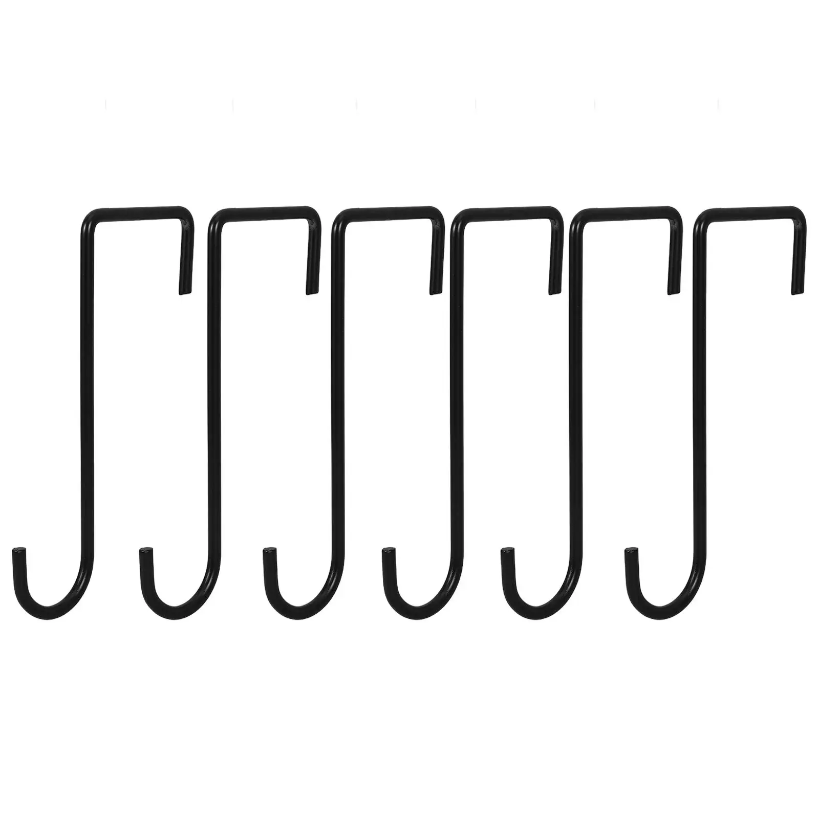 

Wrought Iron Hooks for Hanging Flower Pots Black White Railing Planter Brackets Sturdy RustProof Suitable Indoor Outdoor