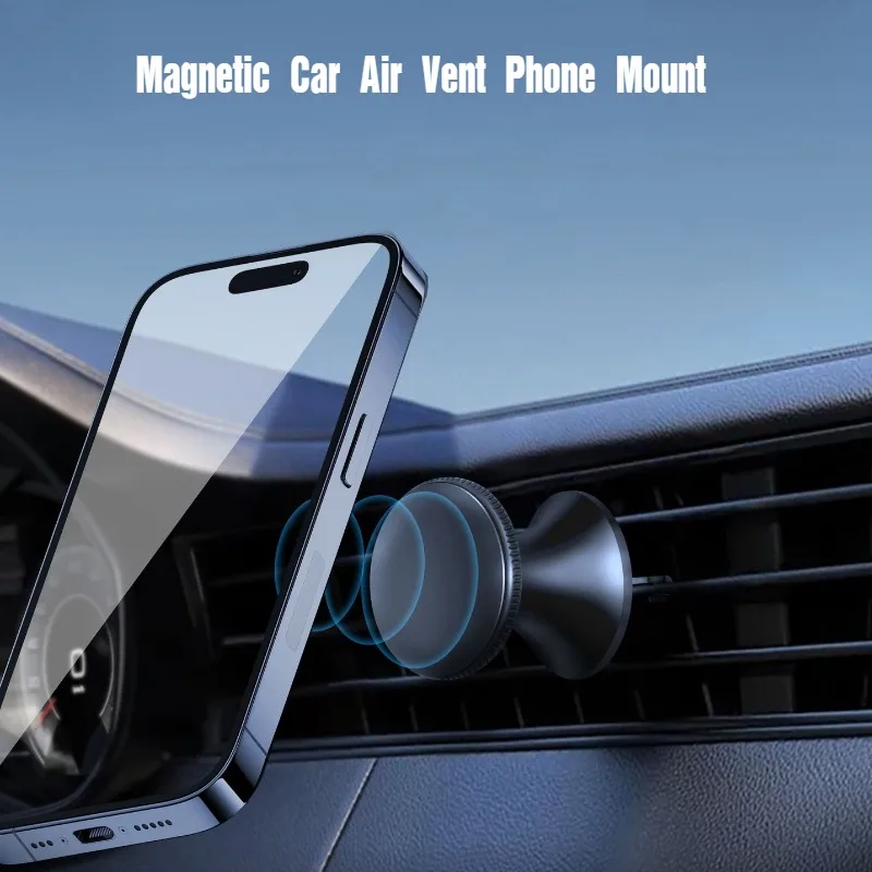 Magnetic Car Air Vent Phone Mount for iPhone Samsung Huawei Universal Strong Magnets Car Air Outlets Cellphone Clip GPS Support