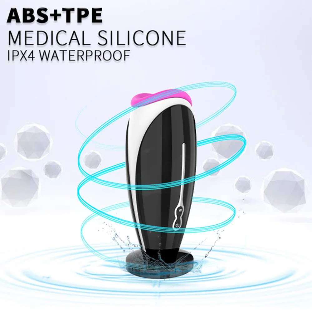 ของเล่นสําหรับชายMasturbationของเล่นPenis Trainer Voice Interactionพ็อกเก็ตช่องคลอดหีความร้อนVibratorชายผู้ใหญ่สินค้า