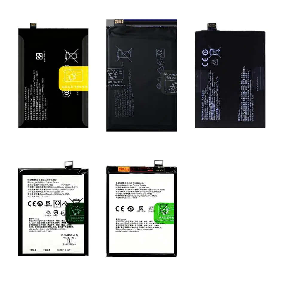 

Battery For Oppo Realme 5GREALME Q3 V15 7 X7 Indian Maxrealme GT RMX2202 Neo 2T Flash RMX3031 5G Pro Max 2021 BLP857 BLP849