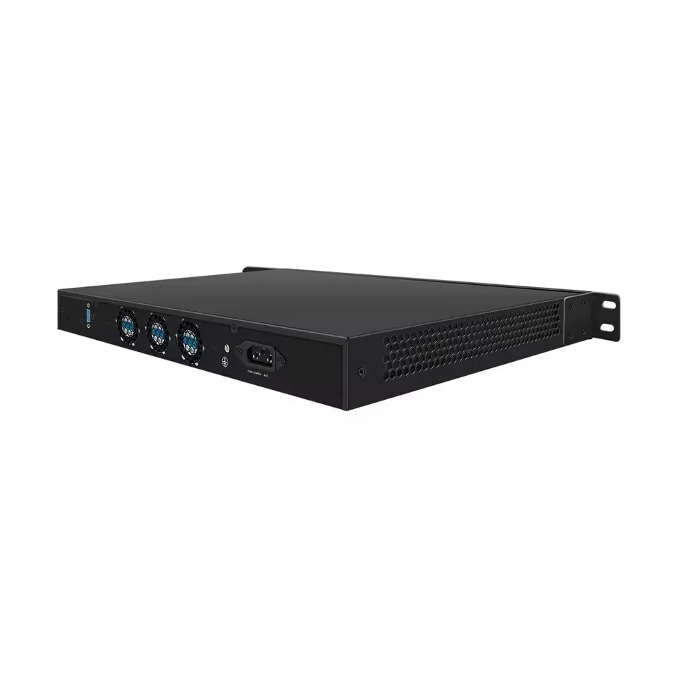 Topton 1U Rack Chassis Mini PC Intel i3 N305 N100 6 x i226-V 2.5GbE LAN Cabinet Firewall Router Gateway DDR5 MSATA GPIO SIM Slot
