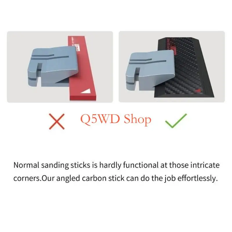 Q5WD High Performances Sanding Pad Ergonomic Nonslip Grip for Various Polishing Needs