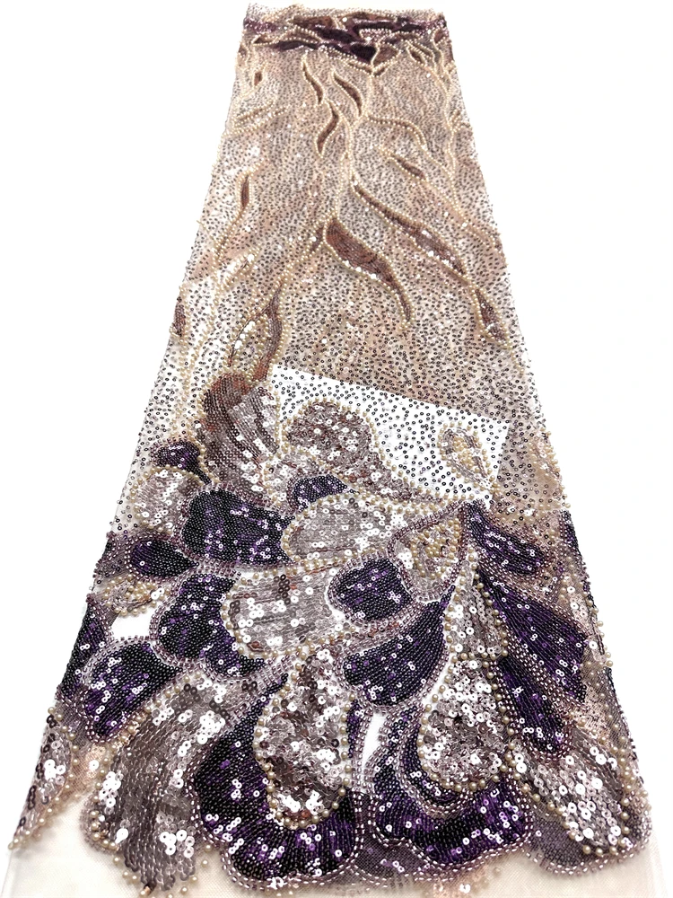 

Кружевная ткань SJ Lace Luxury African Sequins 2026: высококачественная вышивка для свадебных платьев в нигерийском стиле, французский тюль для шитья
