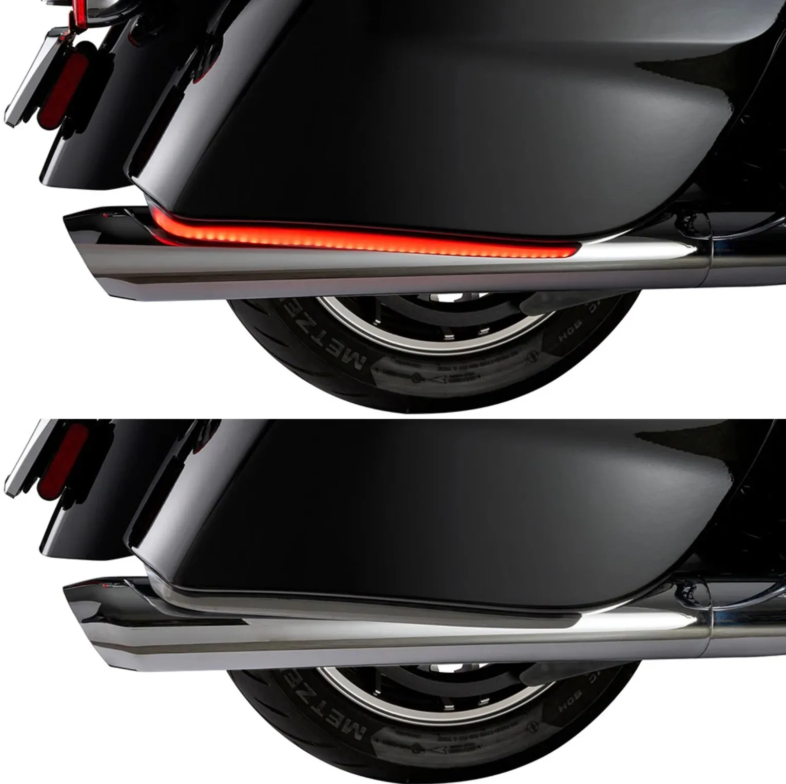 F​or Indian Challenger Chieftain Pursuit Roadmaster Springfield Motorcycle Smoke Tracer Rear Saddlebag LED Turn/Brake Lights