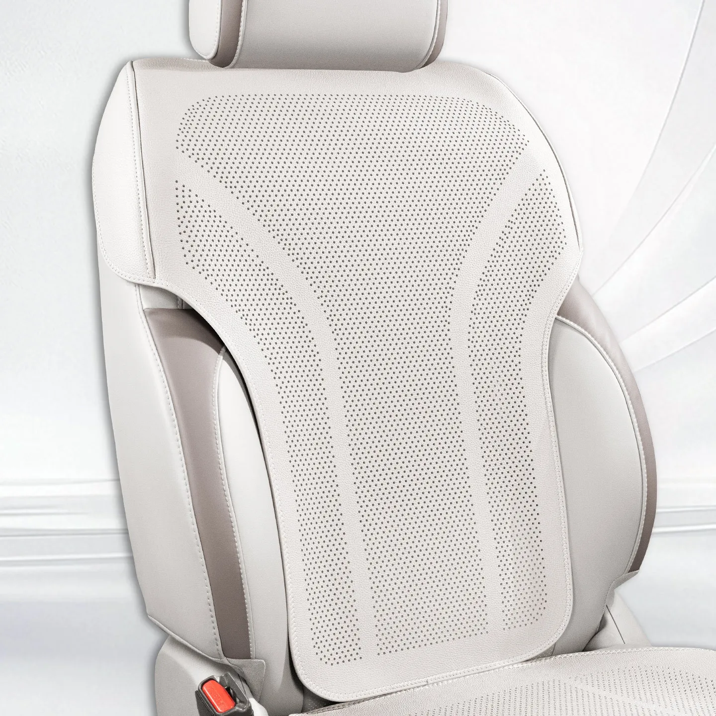 

New Car Leather Backrest Single Piece Car Back Cushion Suitable for Mercedes Benz BMW Audi All Season Universal Comfort Backrest
