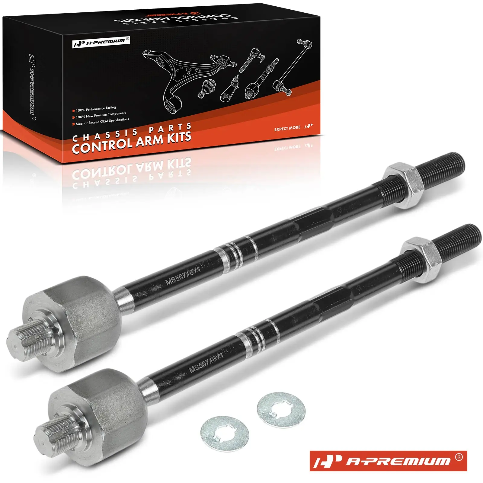 A-Premium 2x Front Inner Steering Tie Rod End for Saturn Astra 2008-2009