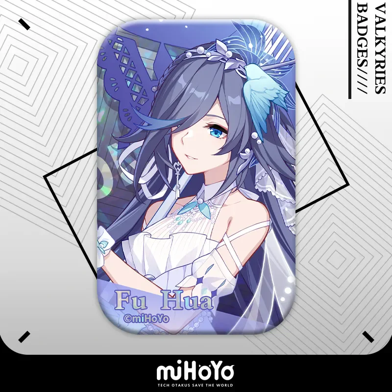 Game Honkai Impact 3e officiële Merch miHoYo originele authentieke LH-serie VALKYRIES vierkante badgeset 13-delige kerstcadeau