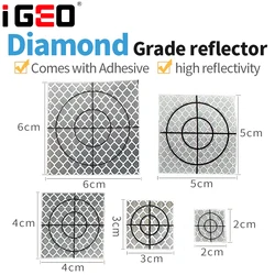 1 pz super potere REFLECTOR SHEET-Foglio riflettente di grado diamante-Per stazione totale Nastro riflettente Rilievo bersaglio