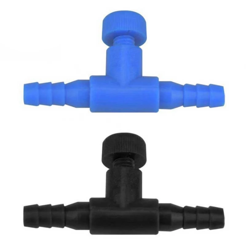 Plastic Fish for Tank Air Control Valves Aquarium Hose Connector 2 Way Adjustment Control Valves Accessories