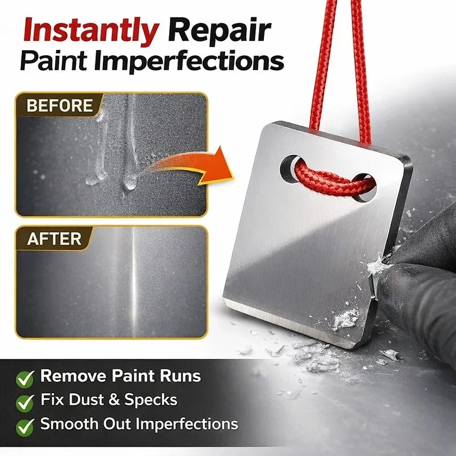 Car Paint Polishing Point Repair Scraper Sagging Varnish Paint Removal Film Cleaning Hard Surface Stains Dust Treatment