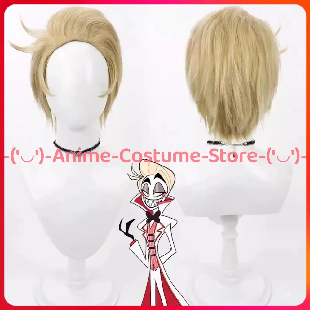 

Hazdin Kotel Lucifer Morningstar Cosplay Wig Father Rubber Duck King Anime Game Character Halloween Carnival Party Costume Wigs