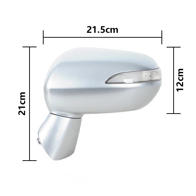 For HONDA FIT JAZZ 2005-2008 GD1 GD3 For CITY 2007-2008 GD6 GD8 Car Exterior Door Rearview Mirror Assy 5-PINS With Turn Signal