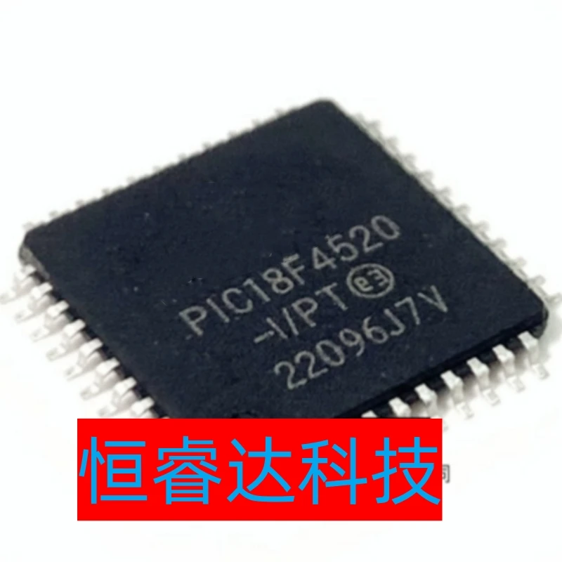 1pcs/lot New Original PIC18F4520-I/PT PIC18F4520 18F4520-I/PT 18F4520 TQFP-44 8-bit microcontroller in stock