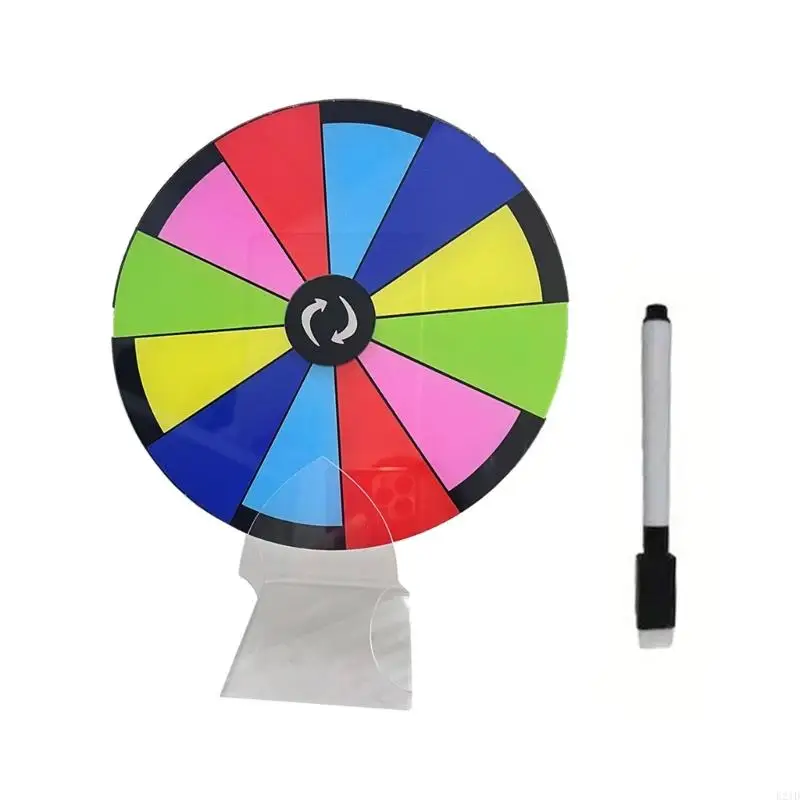 

Tabletop Prize Turn Plate Erasable Reusable Fortune Wheel Fortune Turn Plate