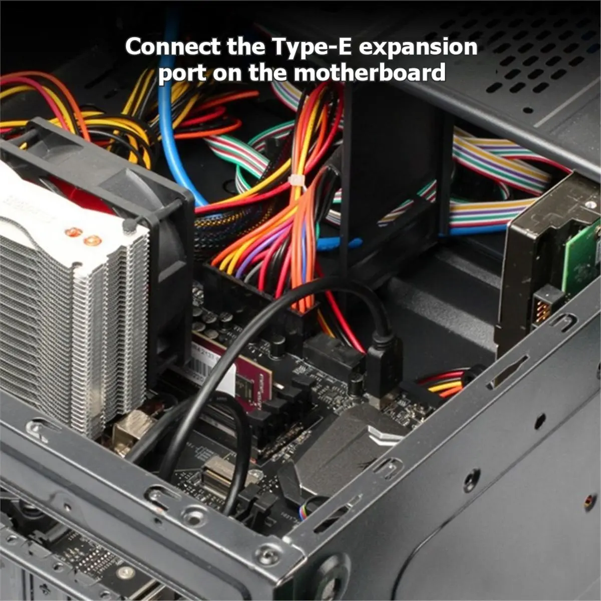a60i-cabo-adaptador-de-dados-usb-32-key-a-para-duplo-tipo-c-femea-type-e-com-baffle-para-chassi-duplo-pci-frontal-alta-velocidade-10gb
