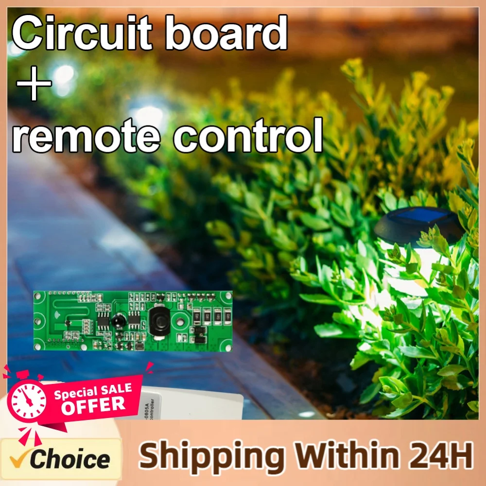 Solar Generator Charge Controller with Remote Control Solar Charge Board Multi-function Practical Creative Human Body Induction