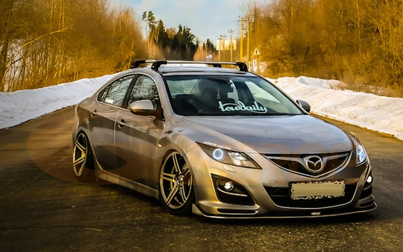 لمازدا 6 Mazda6 Atenza GH MK2 2008 2009 2010 - 2012 الترا برايت A/W المبديل DRL بدوره إشارة Led عيون الملاك عدة خواتم هالة #5