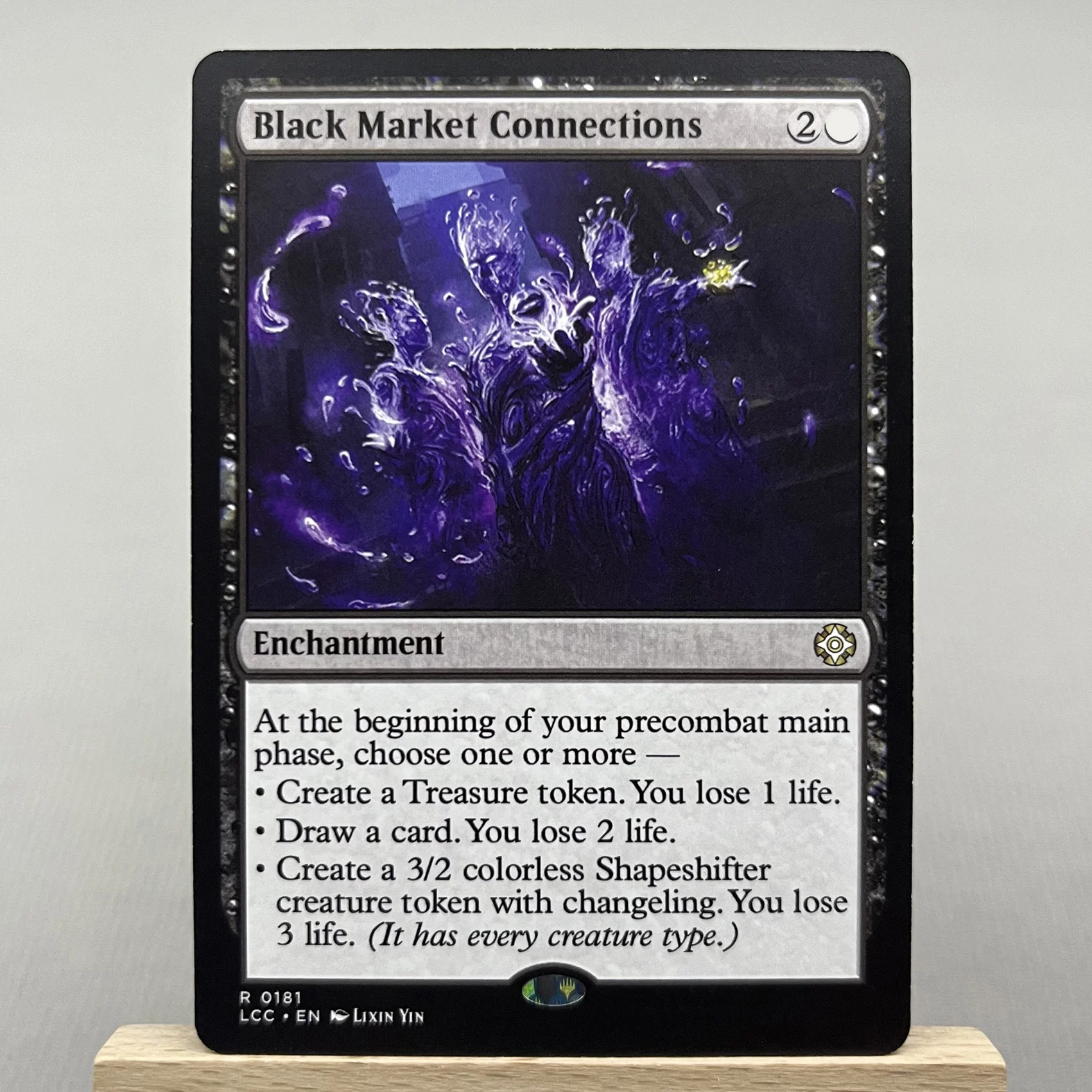 WOT LCC HOLO4-Ⅰ03 Tcg proxy magical cards Rhystic Study Smothering Tithe Doubling Season Parallel Lives the Chalice gathering
