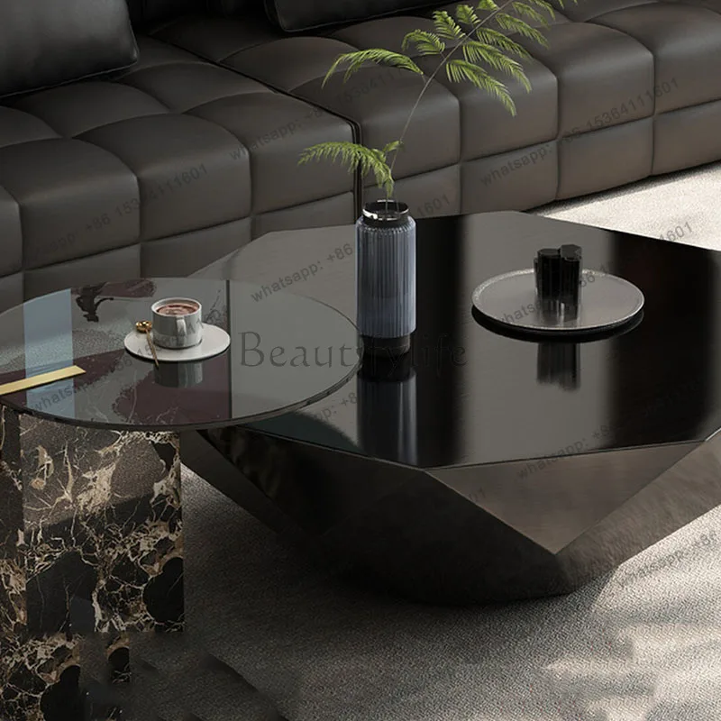 LD Aesthetic Compact Coffee Table Living Room Cheap Modern Improvement Coffee Table Modern Individual Couchtisch Patio