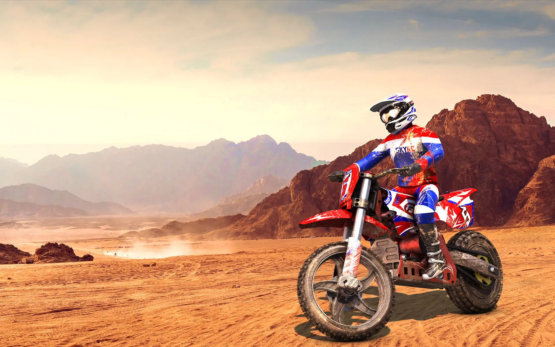 SkyRC Super Rider 1:4 schaal crossmotor