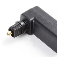 Top-Rated 1Pcs Toslink 90 Degree Optical Audio Cable Adapter Male to Female