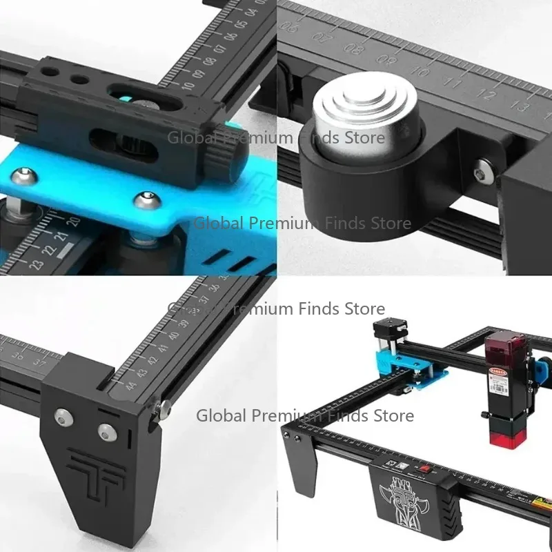 High Precision TTS C-O₂ Cutter Machine - 10W 450nm 300×300mm with WiFi & Offline Control