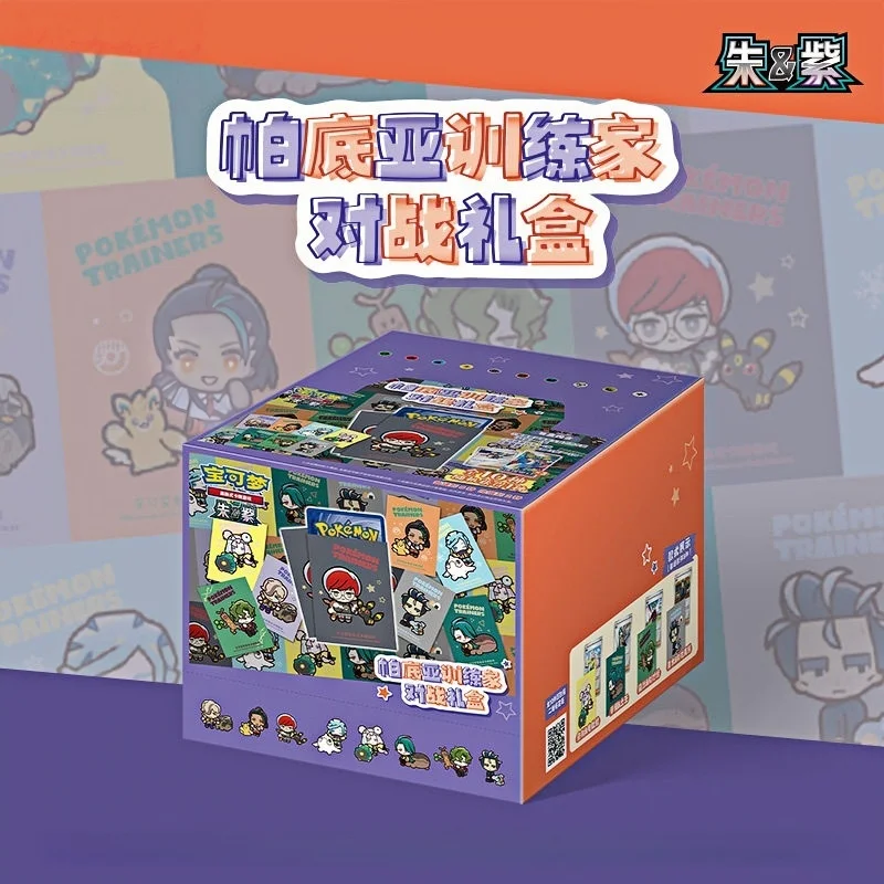 

New Sale Genuine Pkm Trading Card Game Ptcg Simplified Chinese Paldea Trainer Battle Box Collection Card Boy Girl Surprise Gifts