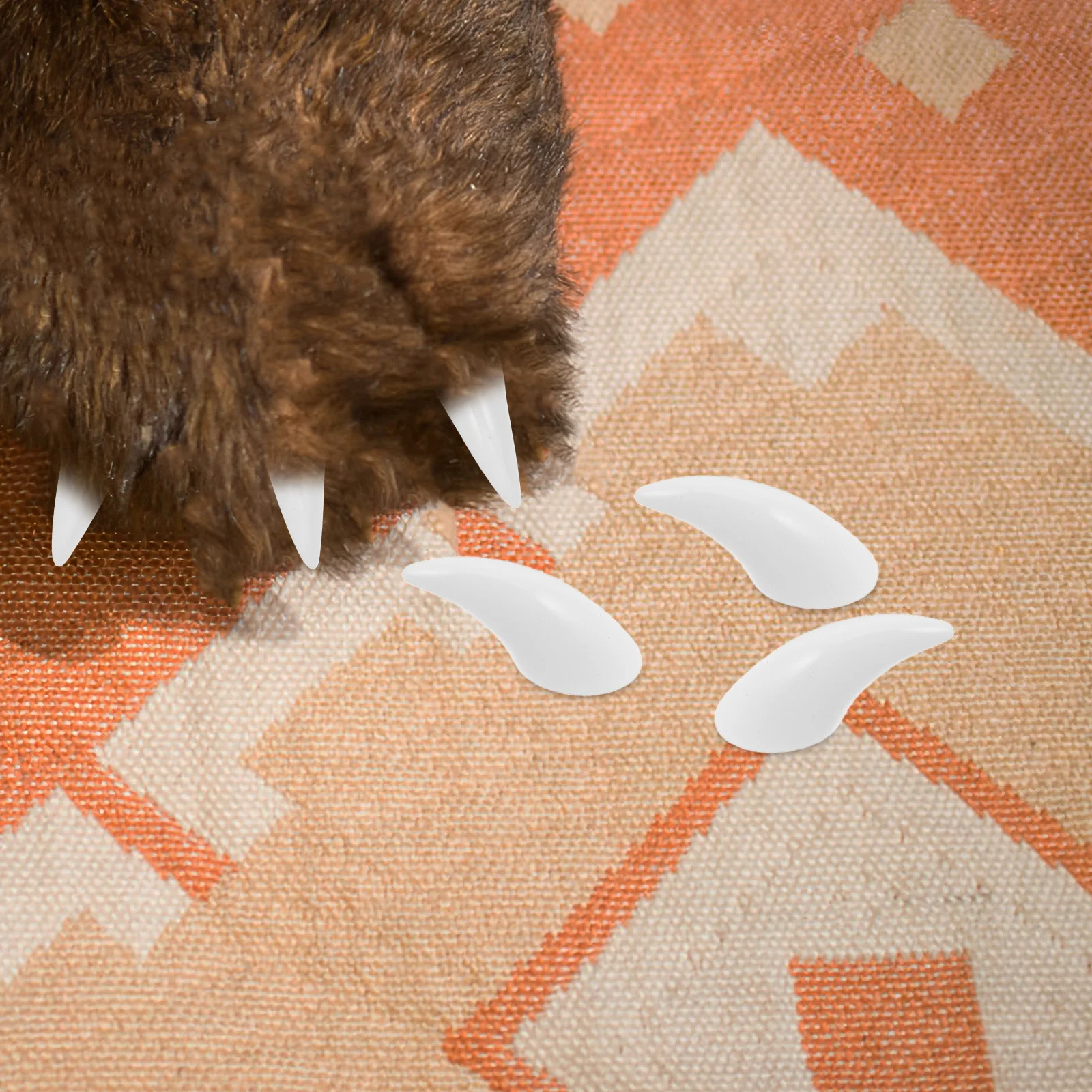 

8Pcs Fursuit Claw Nails Handmade Realistic Paw Accessories for Cosplay Halloween Costume DIY Creative Gloves