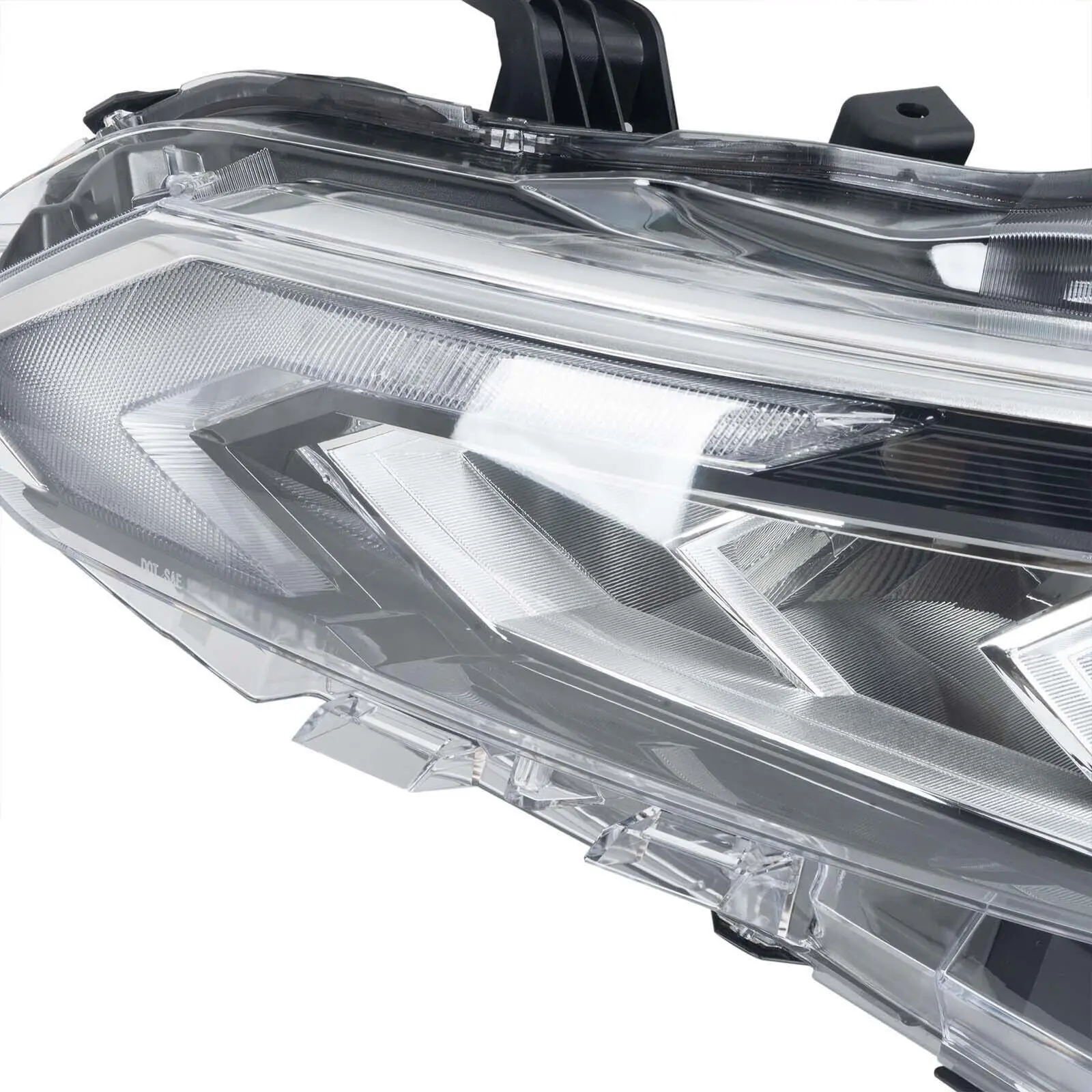 ل 2019-2021 نيسان ألتيما سيدان 2020 زوج LED المصابيح الأمامية المصابيح الأمامية الجمعية كروم واضح اليسار + الجانب الأيمن الجبهة مصباح مقاوم للماء #3