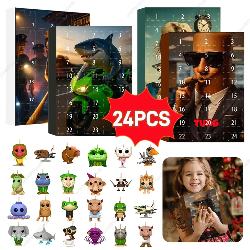 TungTungTung Sahur Tralalelo Tralala شخصيات إيطالية مضحكة كابتشينو Bonecaambalabu مجموعة ديكور سطح المكتب حلية للأكريليك