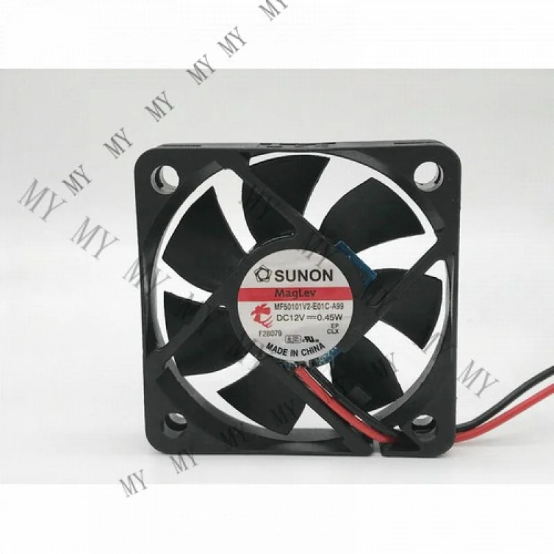 

TT for MF50101V2-E01C-A99 50*50*10MM 5010 5CM 12V 0.45W 2-wire silent cooling fan #T6