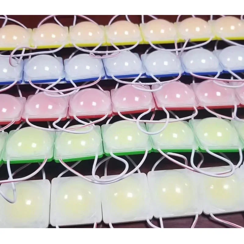 20-Pack Super Bright COB LED Module Lights DC 12V Waterproof Pointolite for Car Signs Shop Commercial Advertisement Decor Light