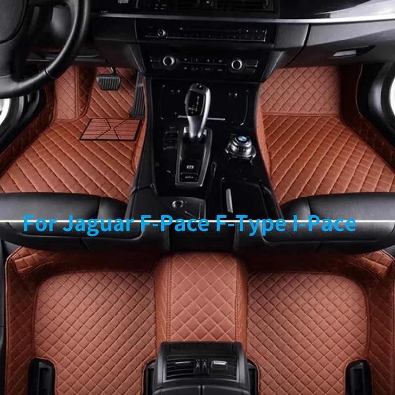 

Коврики на заказ для Jaguar F-Pace F-Type 2012-2014 2015-2023 I-Pace 2018-2022 Коврики с полным покрытием Роскошные напольные вкладыши