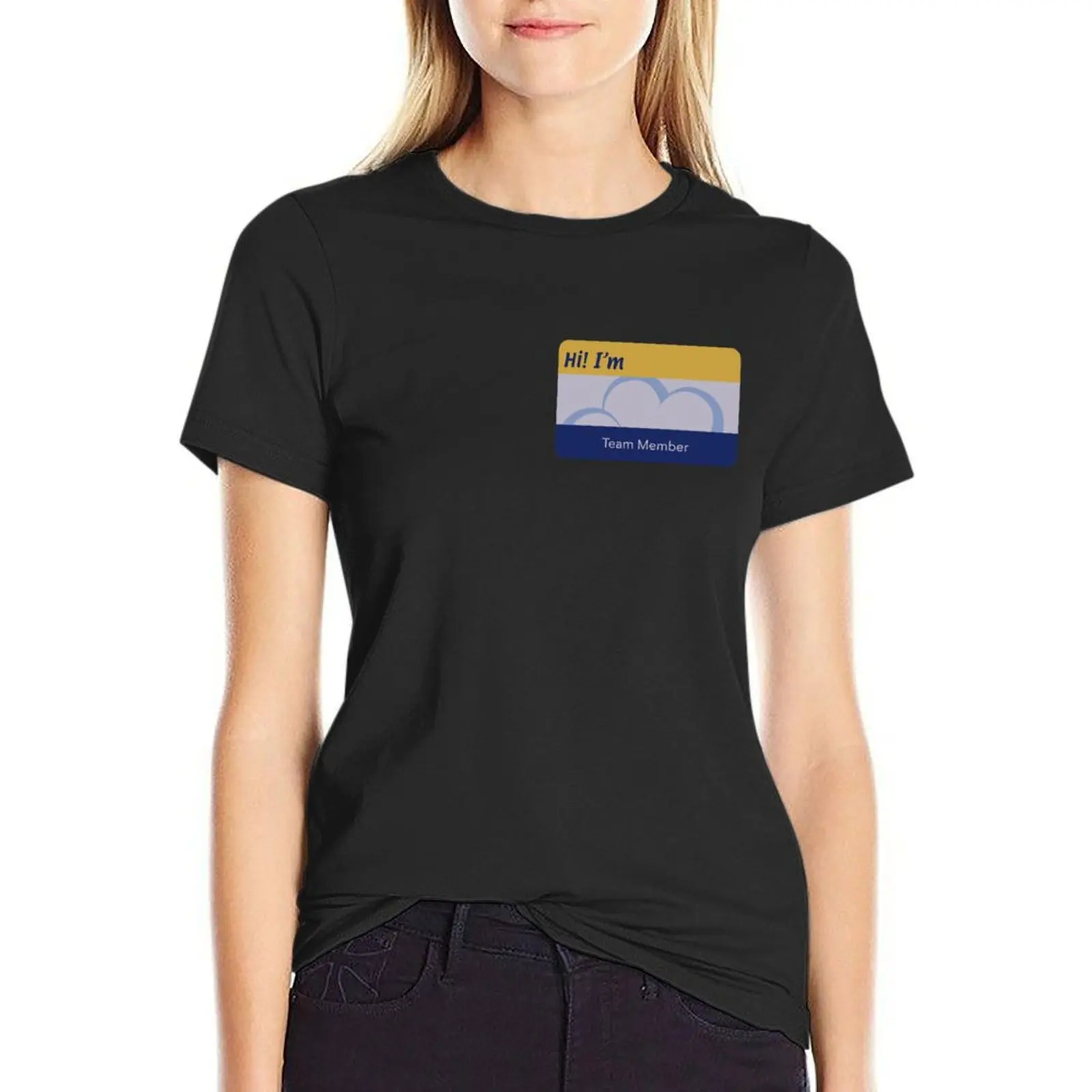 

Superstore Nametag T-shirt plus size tops Female clothing summer tops summer clothes for Women