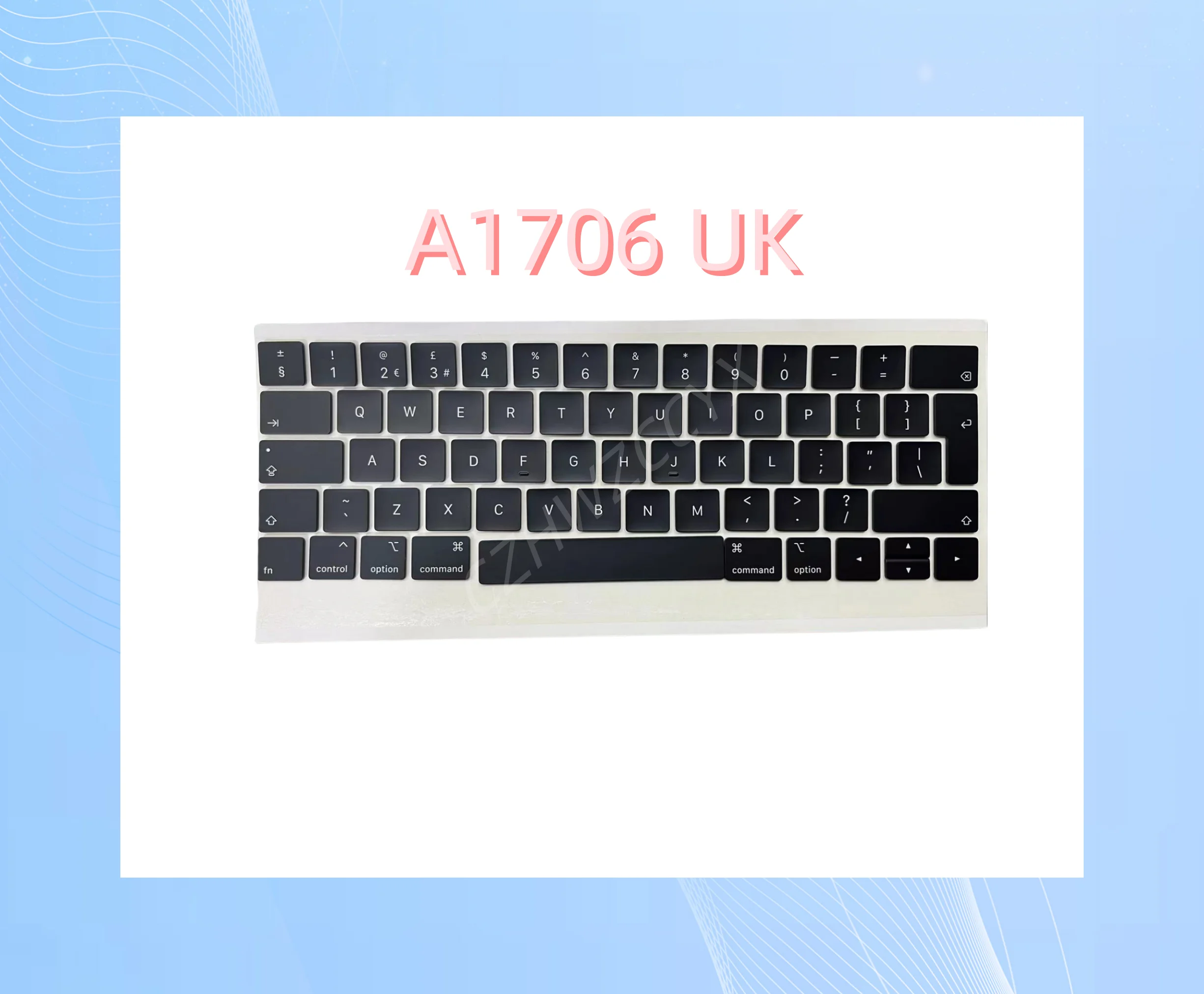 

Клавиатура для ноутбука A1706/A1707, клавиши для Macbook Pro Retina 13/15 дюймов, колпачки для клавиш 2016/2017 лет, английская версия, колпачок для клавиш