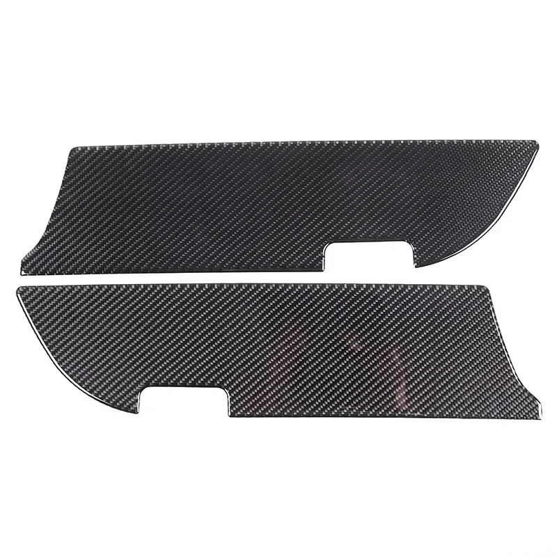 For Infiniti G25 G27 G37 2007-2013 Soft Carbon Fiber Car Front Door Anti-kick Panel Cover Trim Sticker Car Accessories