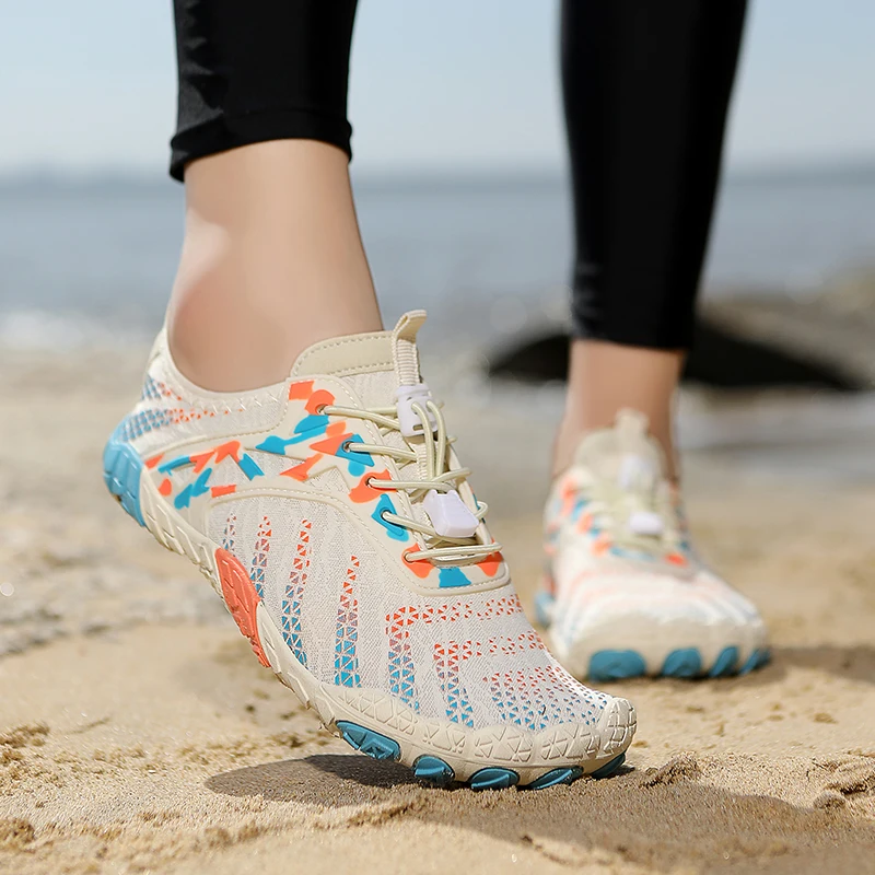 

Woman Quick Dry Beach Shoes Anti-Non Slip Durable Barefoot Soft Sole Light Breathable Sport Yoga Shoes Outdoor Walk Running