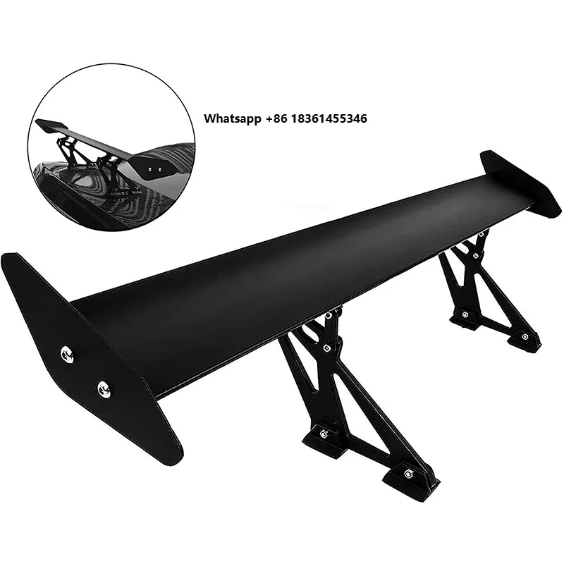 

Car Tail Wing 43'' Aluminum GT Spoiler Sedan Hatch Rear Trunk Universal Wing Racng Rear Wing Spoiler Universal
