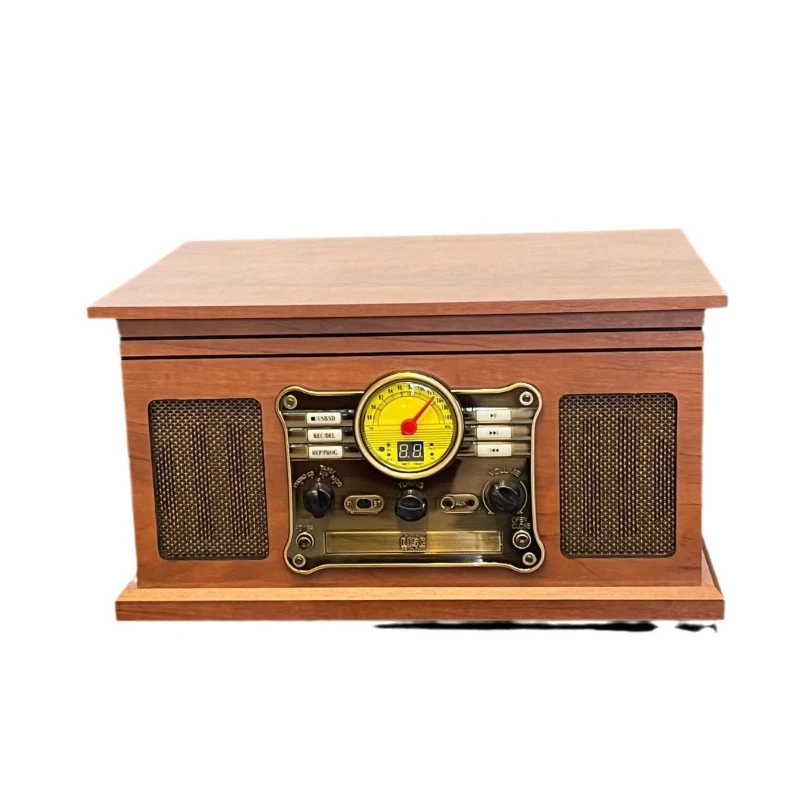 

Classic multi function vinyl record player, classical CD Bluetooth speaker