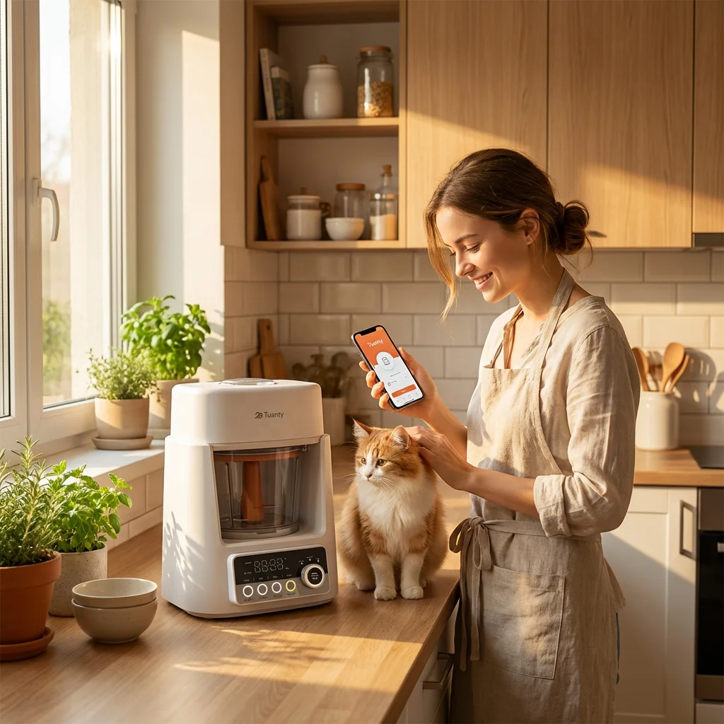 Environmentally friendly smart  pet food making machine, automatic  fresh and healthy pet food processor with